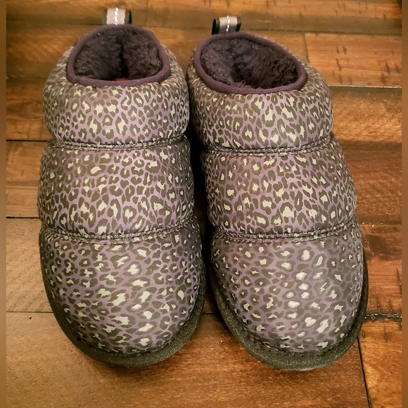 Sorel Bodega Run Leopard Print Slippers Size 6 - Picture 2 of 7